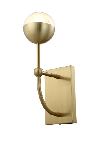 Бра TRUENA AP1 BRONZE Crystal Lux прозрачный на 1 лампу, основание бронзовое в стиле современный арт-деко фото 2